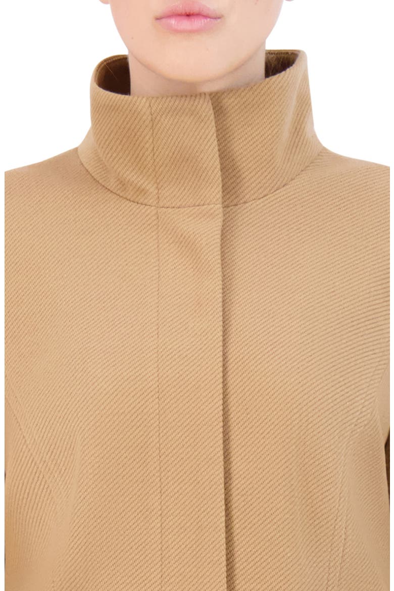 Soft Twill Coat, Alternate, color, BEIGE