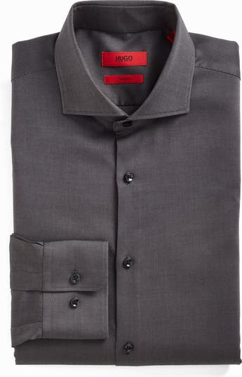 BOSS HUGO 'C-Meli' Sharp Fit Easy Iron Solid Dress Shirt | Nordstrom