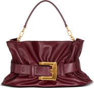 Balmain Medium Anthem Leather Shoulder Bag