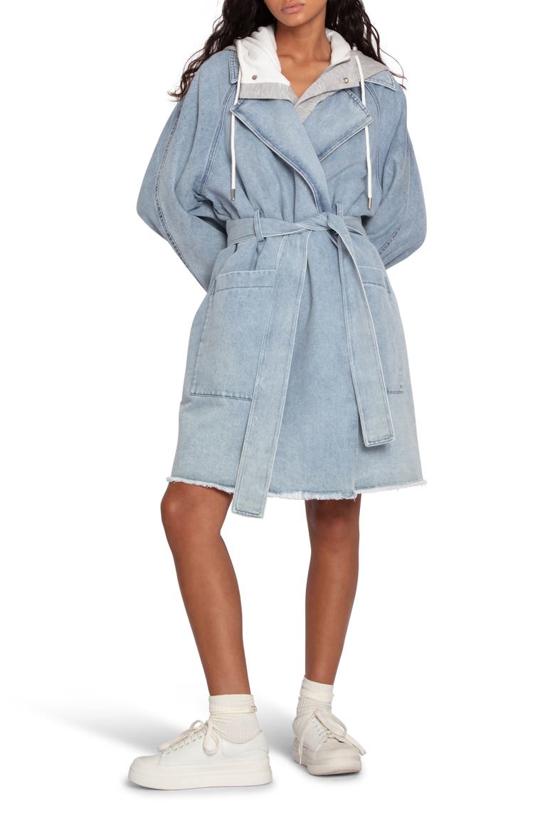 Fresh Boyfriend Denim Jacket, Main, color, STONEWASH