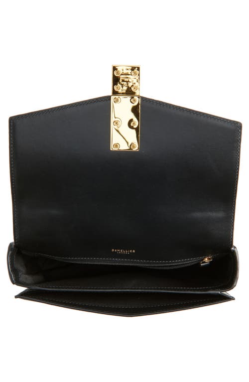 Demellier Vancouver Leather Crossbody Bag In Black