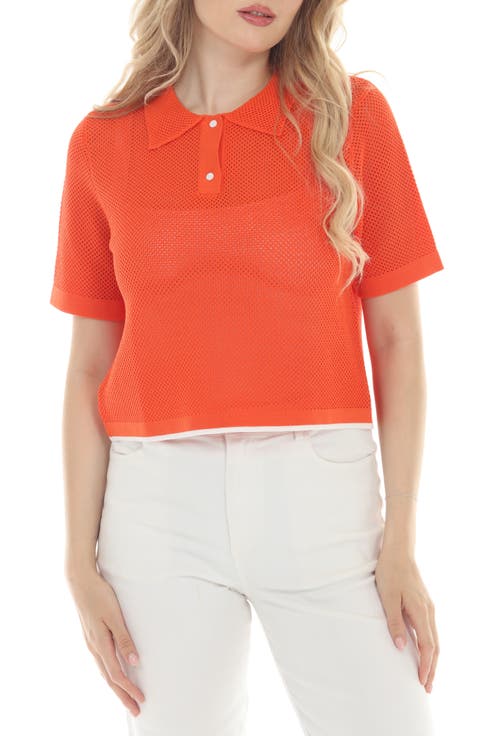 Mesh Knit Polo