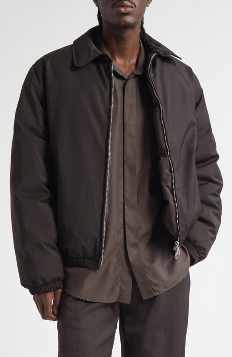 Avenue Puffa Churchill Stripe Water Repellent Down Puffer Jacket