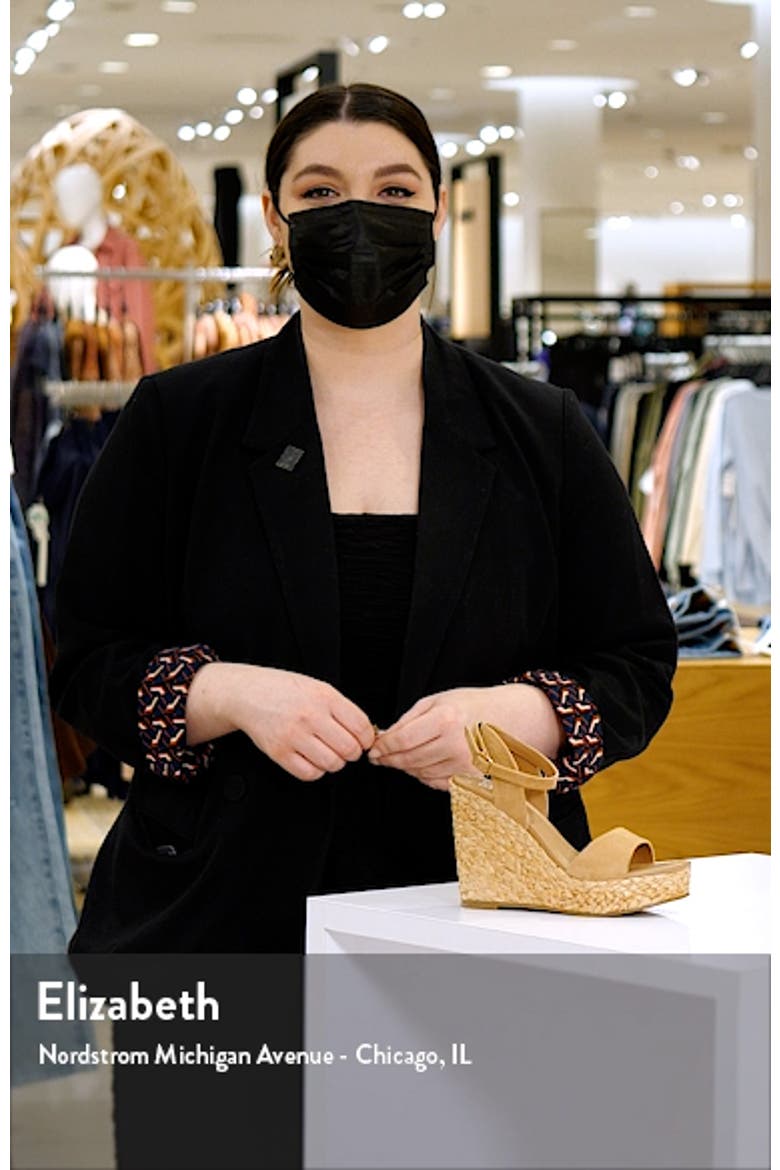 Ginny Espadrille Ankle Strap Wedge Sandal video