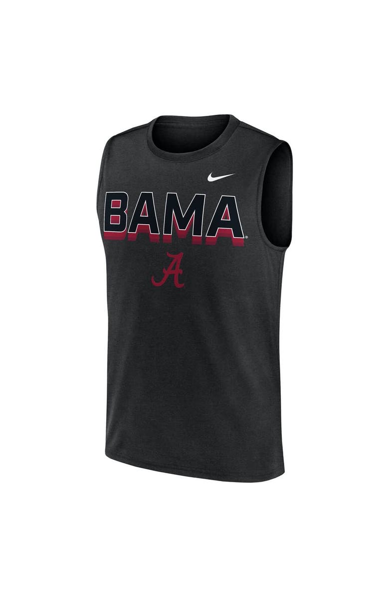Nike Men's Nike Black Alabama Crimson Tide Primetime Tricode Legend Performance Tank Top, Alternate, color, Black