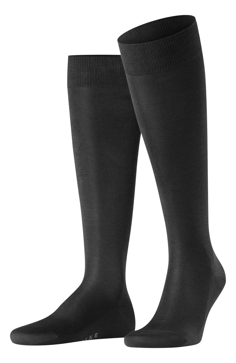 Falke Tiago Knee High Socks, Alternate, color, Black
