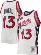 Mitchell & Ness Men's Mitchell & Ness Shaquille O'Neal White USA Basketball 1996 Hardwood Classics Authentic Jersey