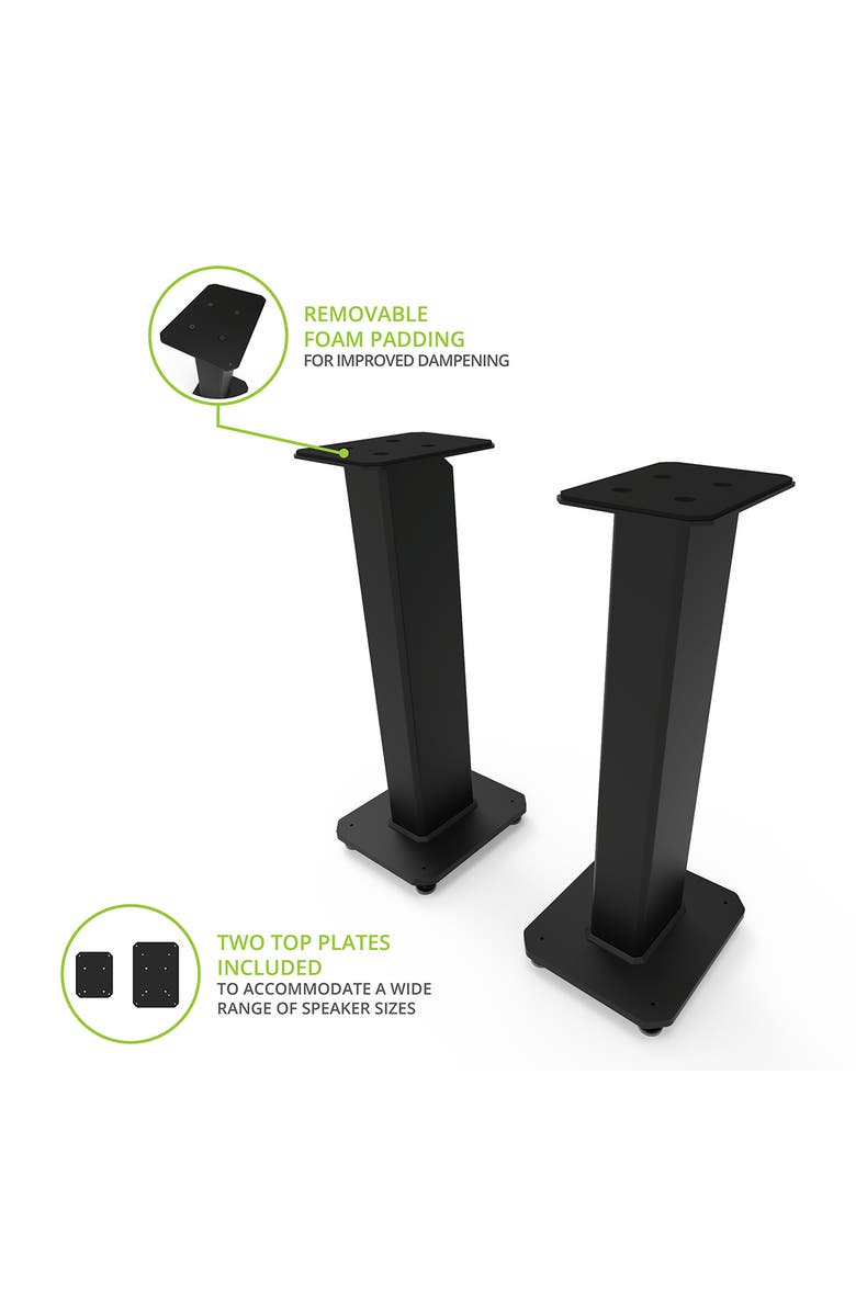 Kanto SX26 26" Tall Fillable Speaker Stands with Isolation Feet - Pair, Alternate, color,