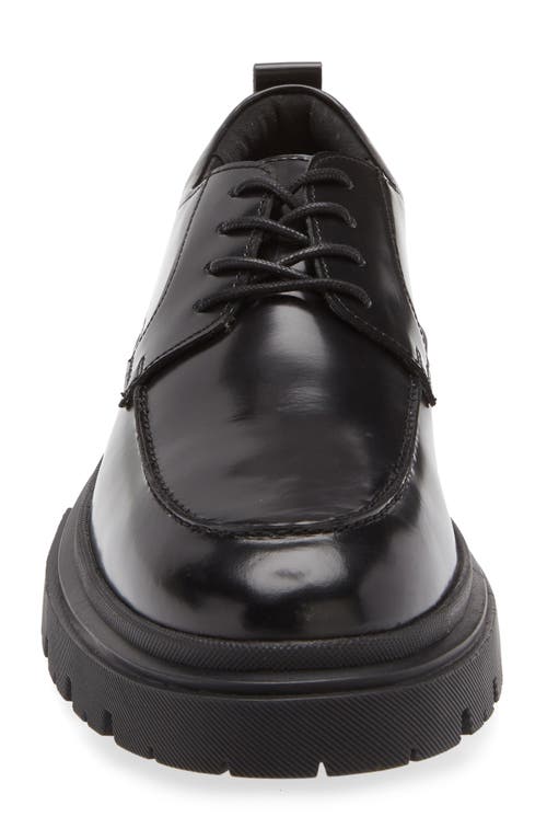 Steve Madden Zelle Lug Sole Derby In Black