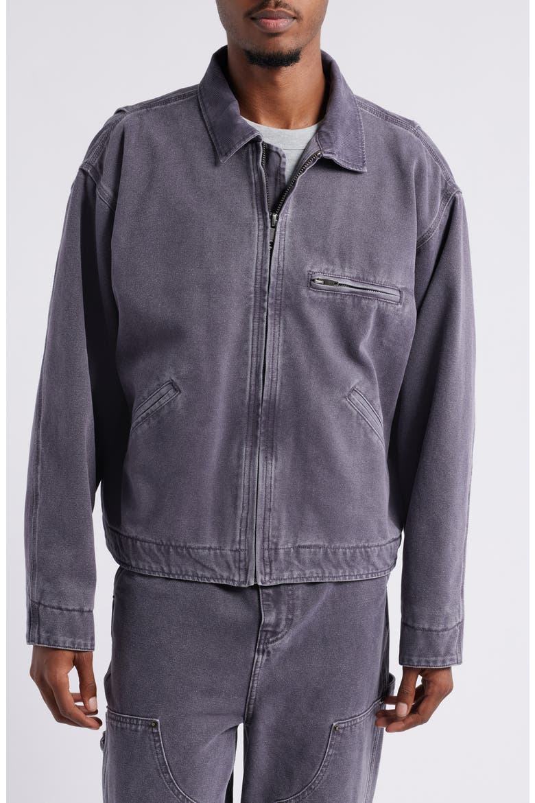 Petrol Denim Jacket, Alternate, color, GREY