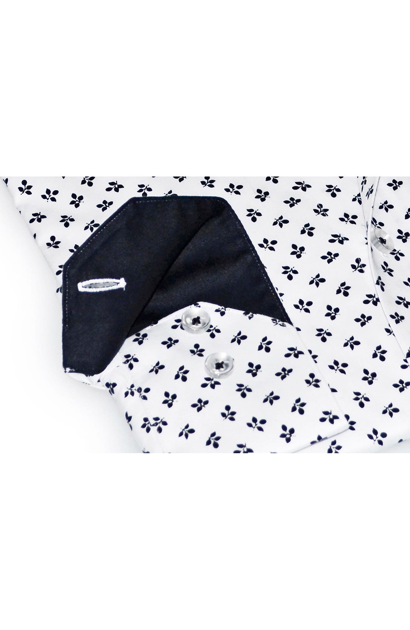 Contemporary Fit Leaf Print Button-Up Shirt - image 2