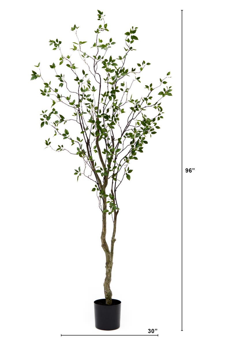 NEARLY NATURAL 8 ft. Minimalist Citrus Tree Artificial Plant, Alternate, color, 