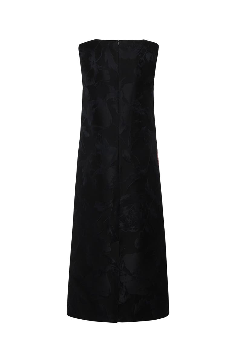 La DoubleJ Column Dress Sylph Jacquard Black, Alternate, color, Sylph Jacquard Black