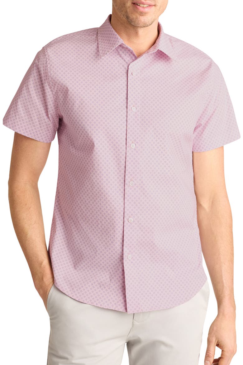 bonobos dress shirt - Mens Long Sleeve Tech Button Down Woven Shirt, Color Fine Dot print cotton makes a sunny Bonobos Unbutton Down Shirt Slim