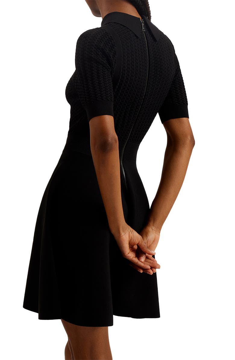Ted Baker London Mia Knit Skater Dress, Alternate, color, 