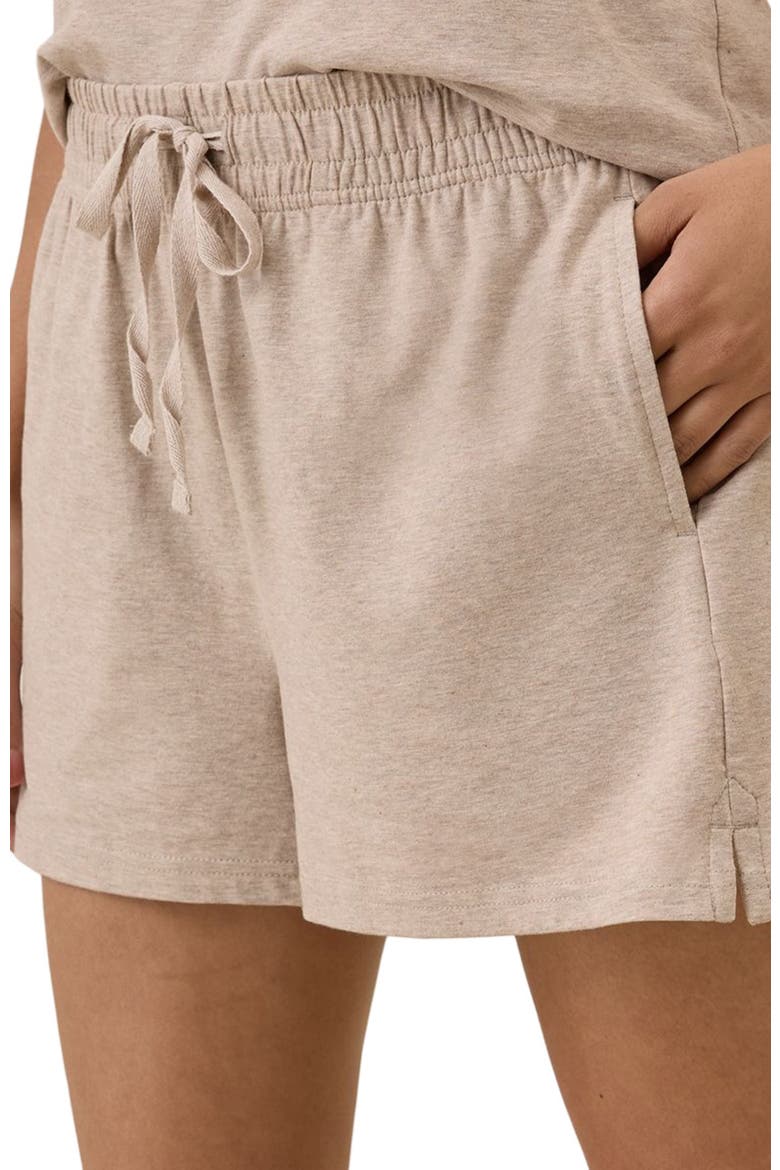 Organic Cotton Cool Stretch Lounge Short, Main, color, Oat Heather