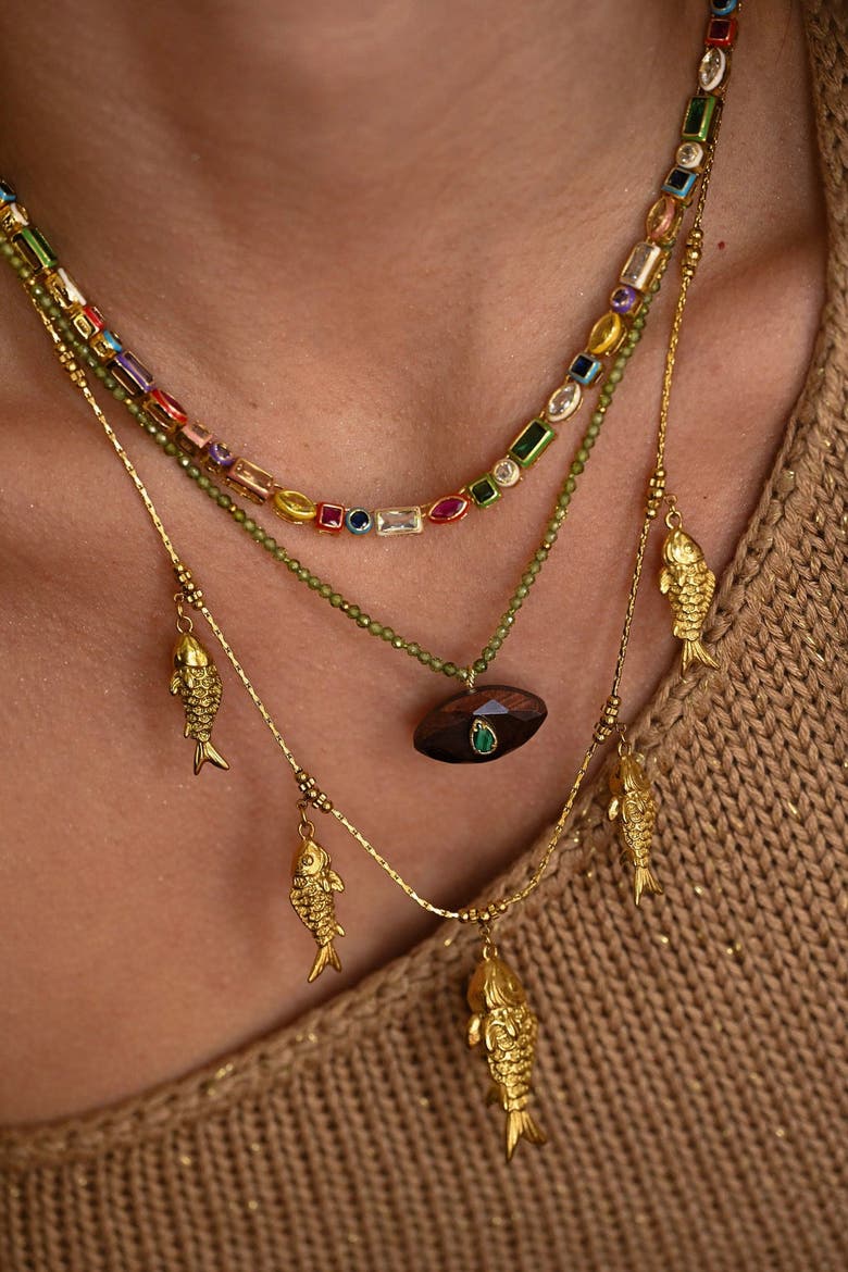 Gelato Necklace, Alternate, color, Multicolor