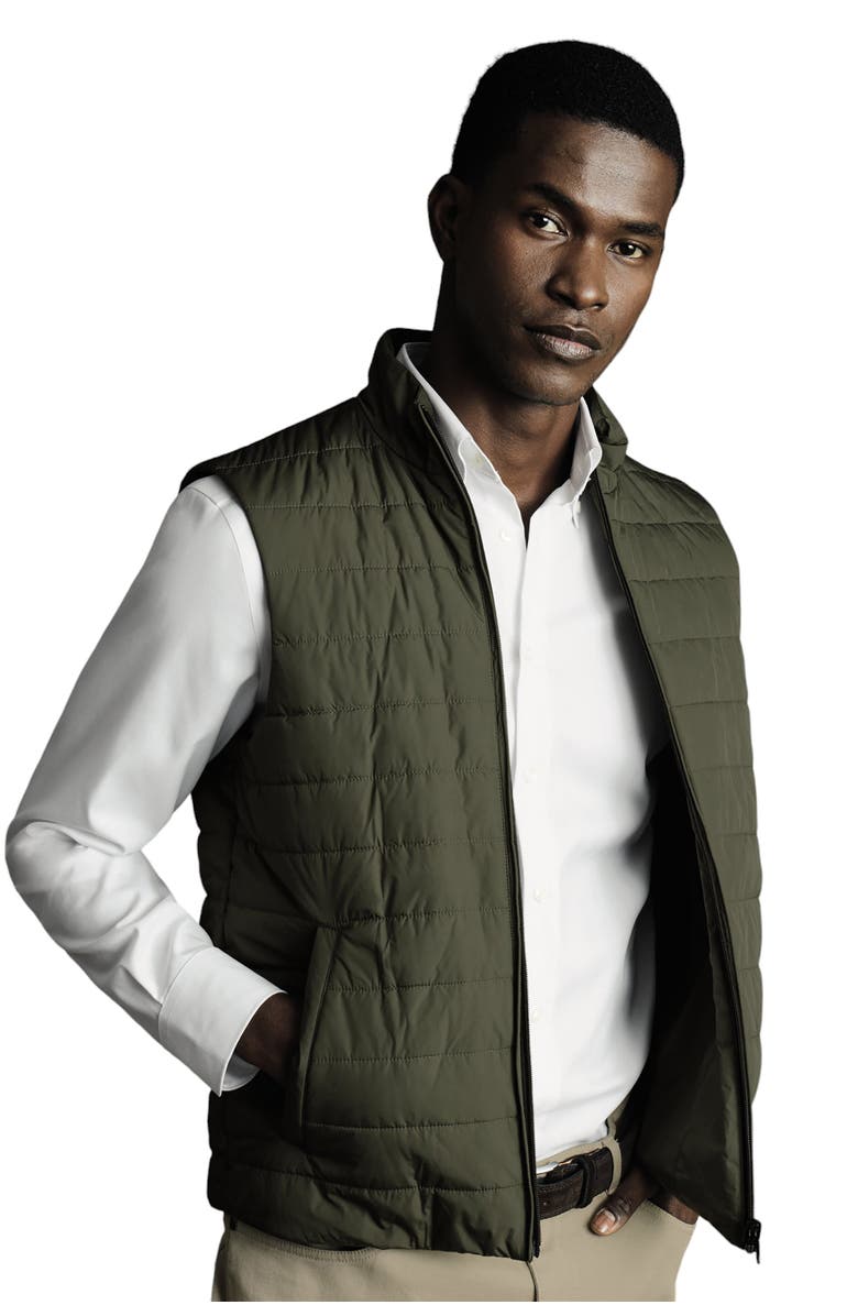 Charles Tyrwhitt 3 in 1 Raincoat, Alternate, color, Olive Green