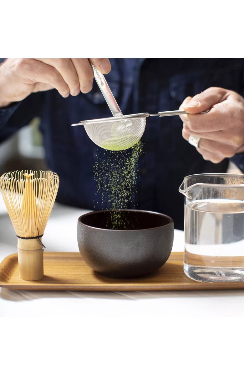 Samovar Tea Black Textured Matcha Bowl, Main, color, Black