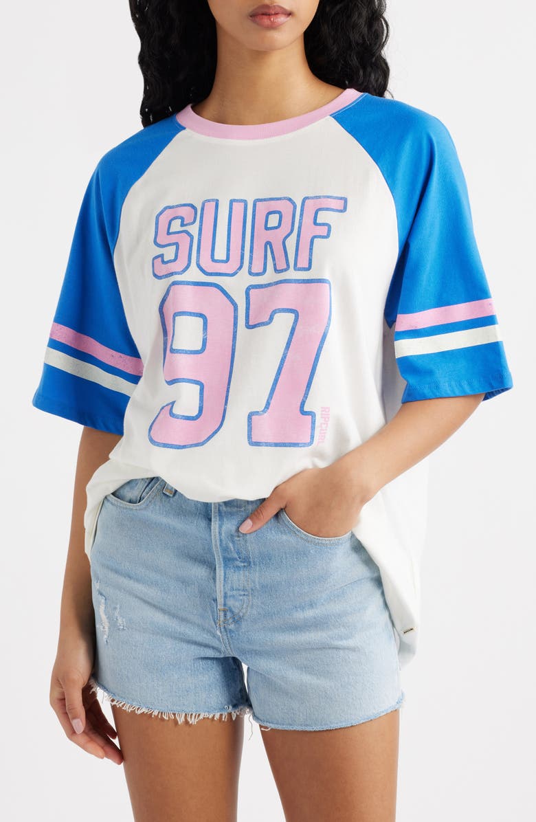 Rip Curl Surf Club Heritage T-Shirt, Main, color, Bone