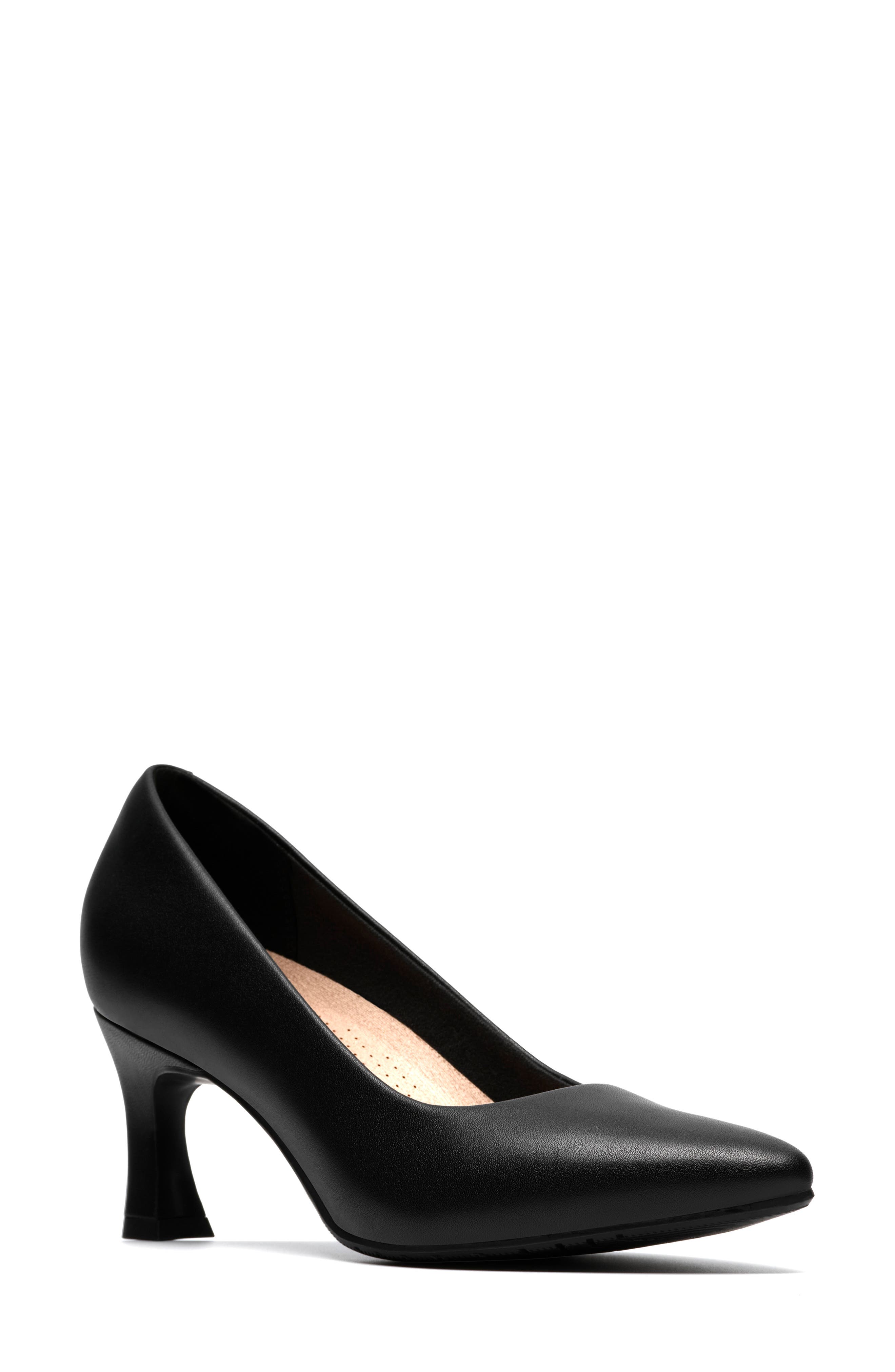 Clarks<sup>®</sup> Tammitha Eve Pump, Main, color, Black Leather
