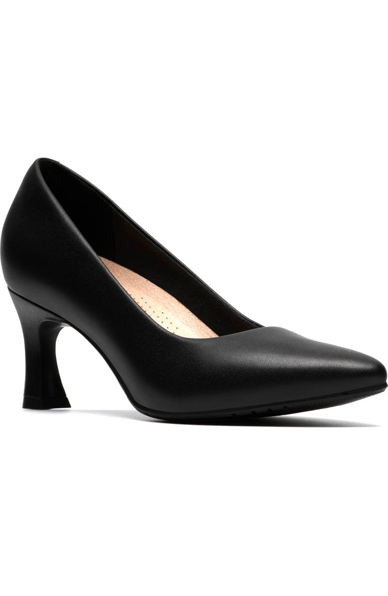 Clarks<sup>®</sup> Tammitha Eve Pump, Main, color, Black Leather