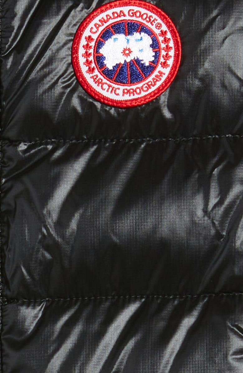 Canada Goose Kids' Crofton Water Repellent Packable Quilted 750 Fill Power Down Vest, Alternate, color, Black