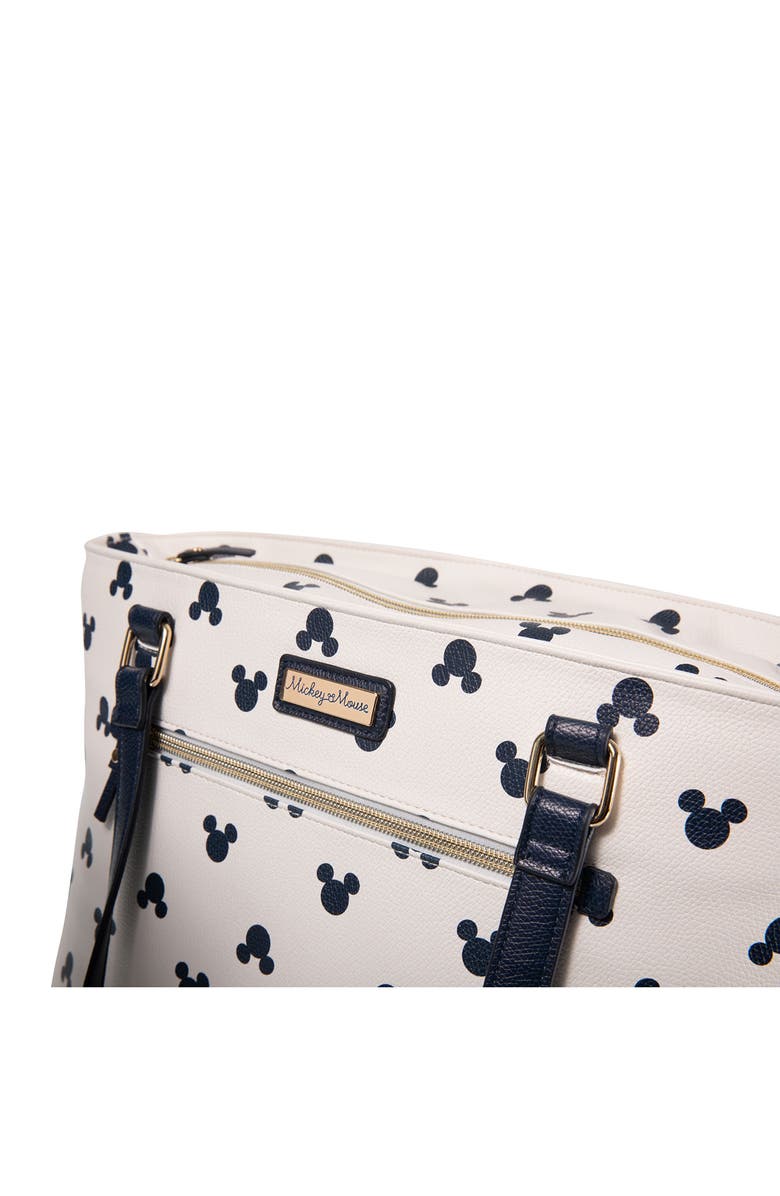 Picnic Time x Disney<sup>®</sup> Mickey Mouse Uptown Cooler Tote Bag, Alternate, color, White