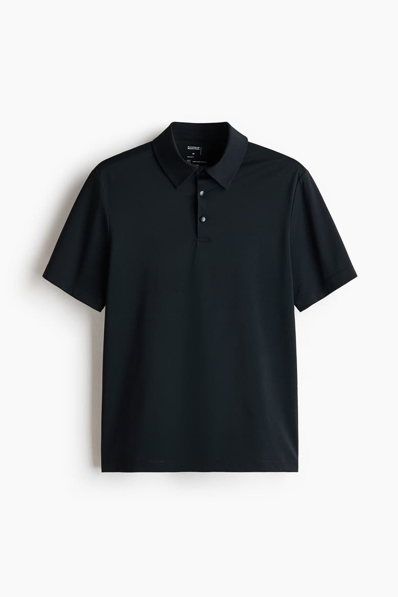 Cooling Regular Fit Polo Shirt, Alternate, color, Black