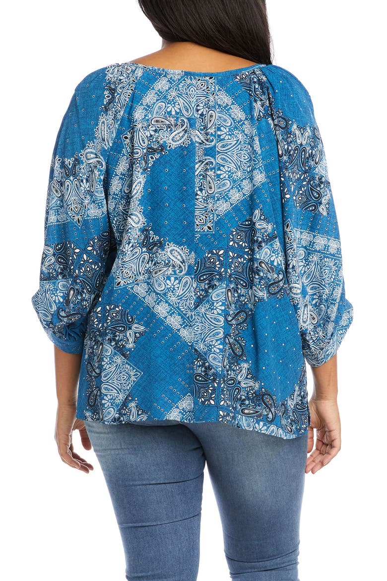 Blouson Sleeve Top, Alternate, color, PRINT