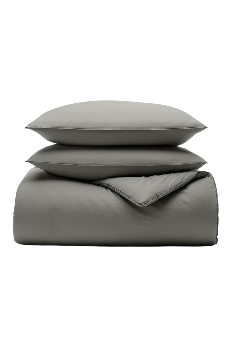 Organic Cotton Comforter & Sham Set, Main, color, STONE