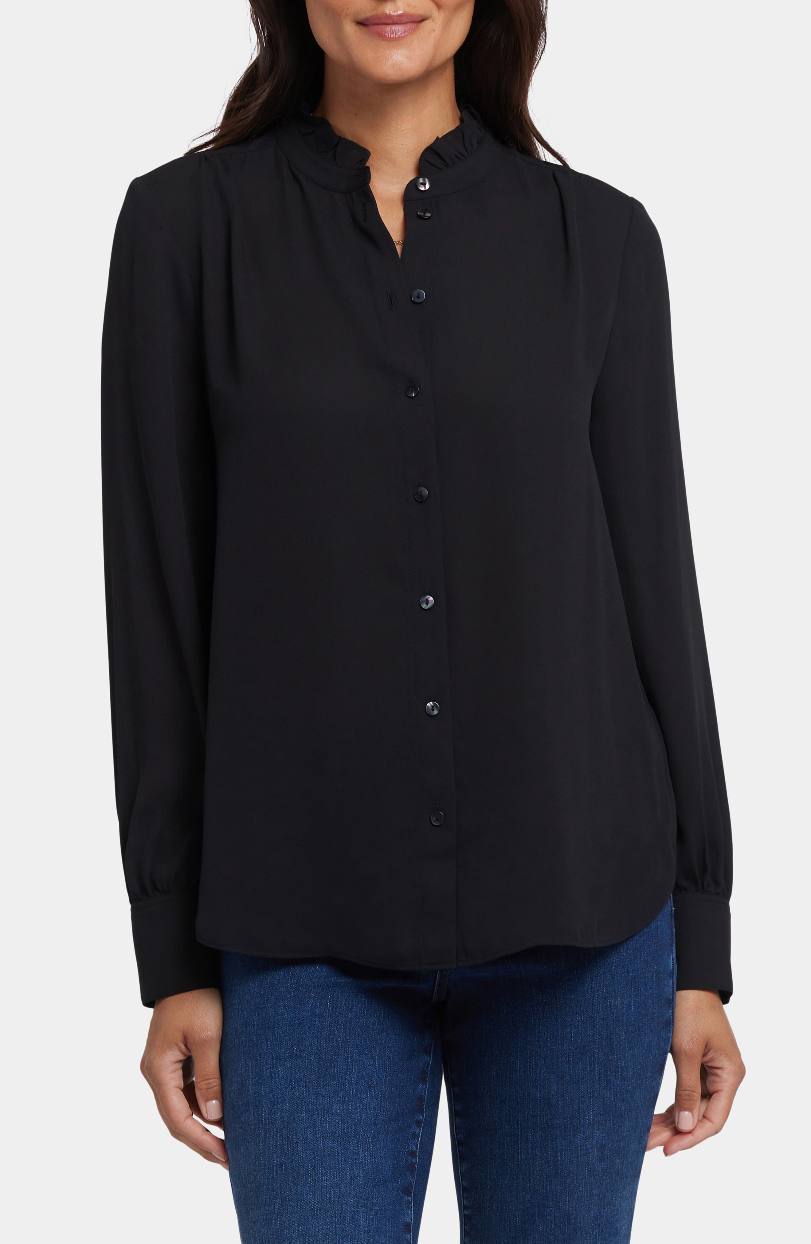 Ruffle Neck Blouse
