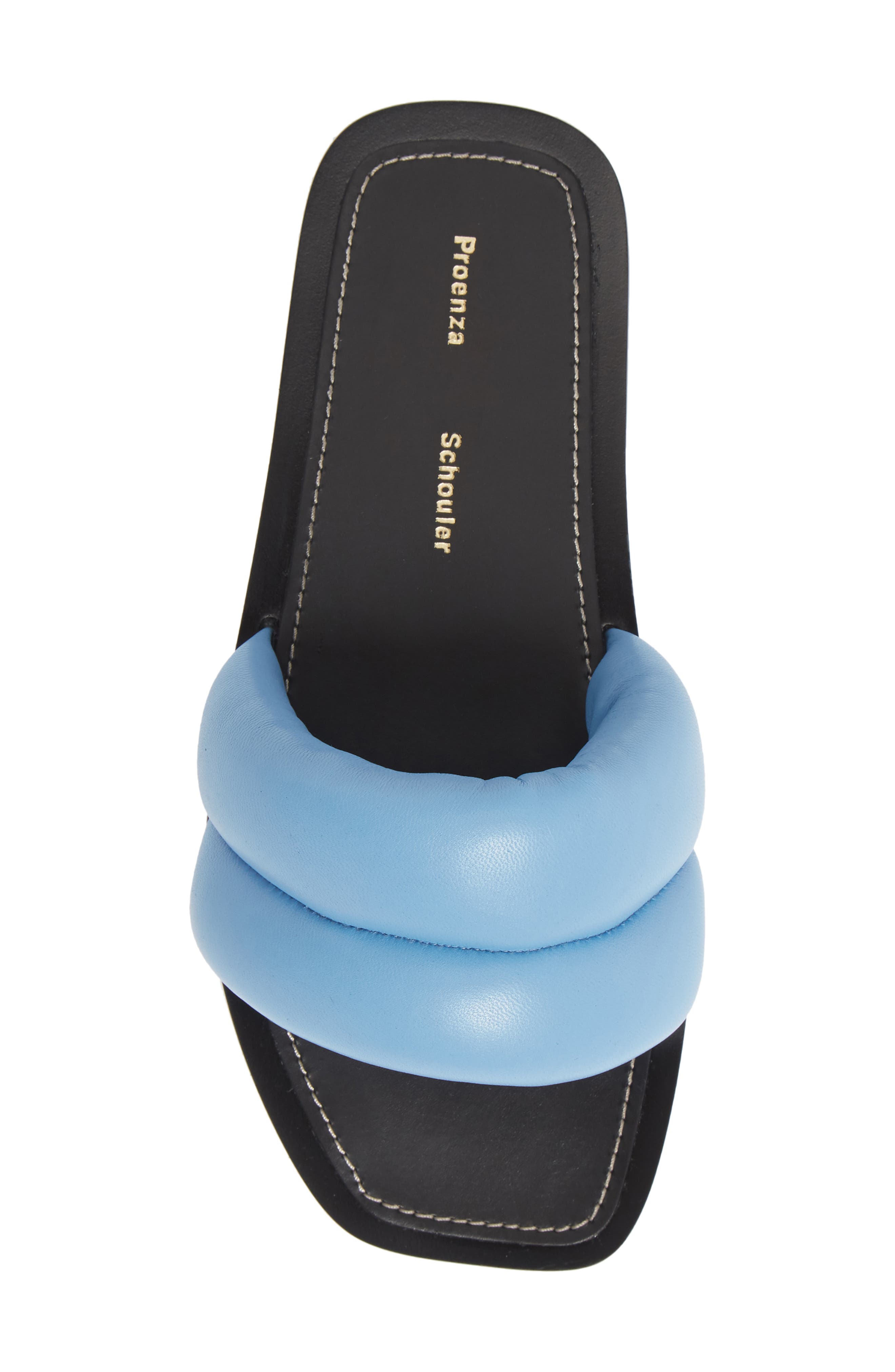Puffy Slide Sandal, Alternate, color, LIGHT BLUE