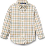Janie and Jack Plaid Poplin Shirt