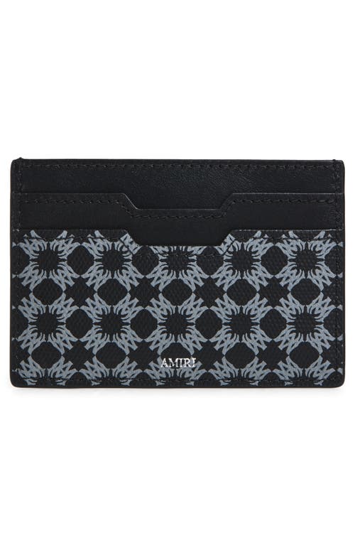 Amiri Ma Quad Coated Canvas Card Holder In Black