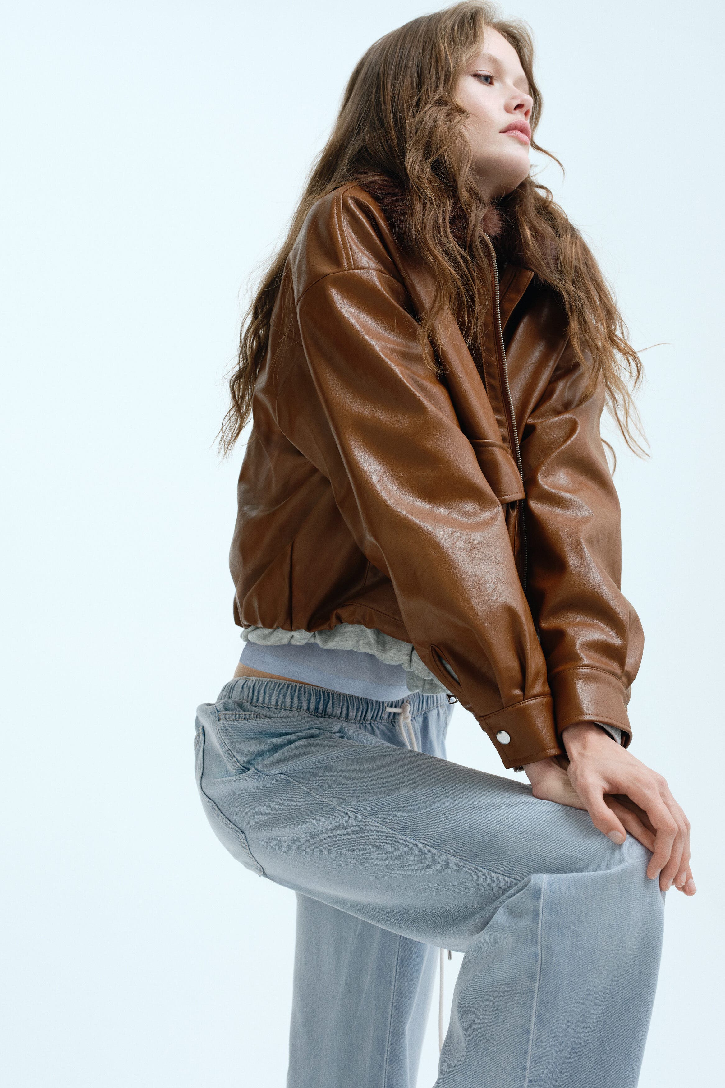 Denim Drawstring Trousers - image 2