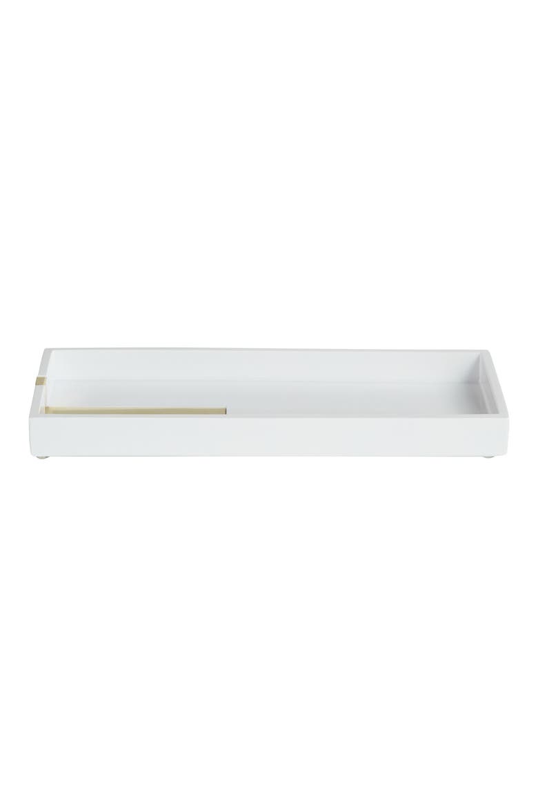 Houston Street Soap Dish, Main, color, WHITE