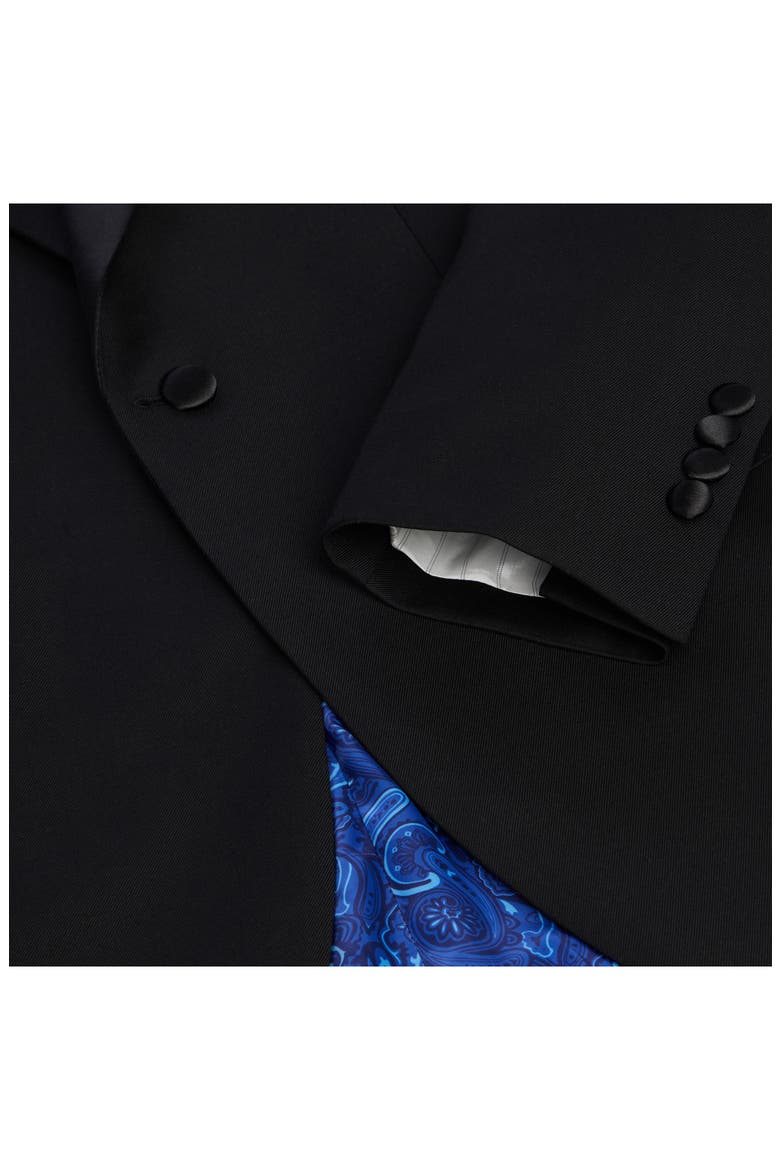 Performance Tailored Fit Tuxedo, Alternate, color, RAVEN BLACK