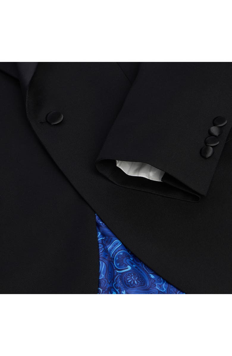 Alton Lane Performance Tailored Fit Tuxedo, Alternate, color, Raven Black