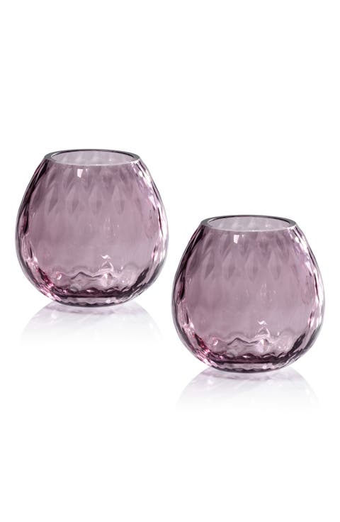 Illume Prism Set of 2 Optic Vases