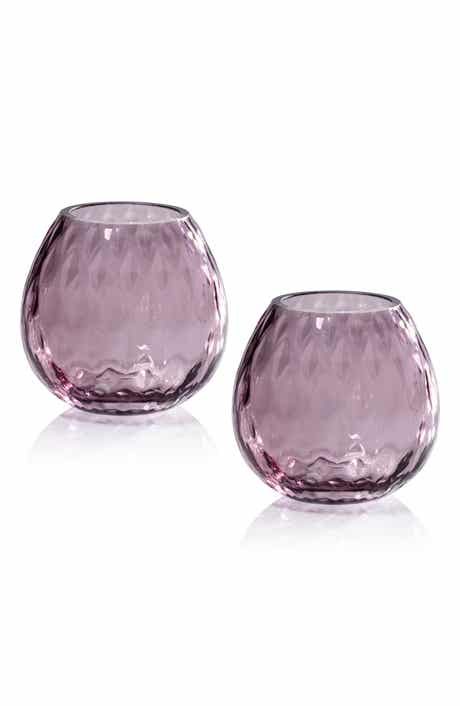 Zodax Illume Prism Set of 2 Optic Vases
