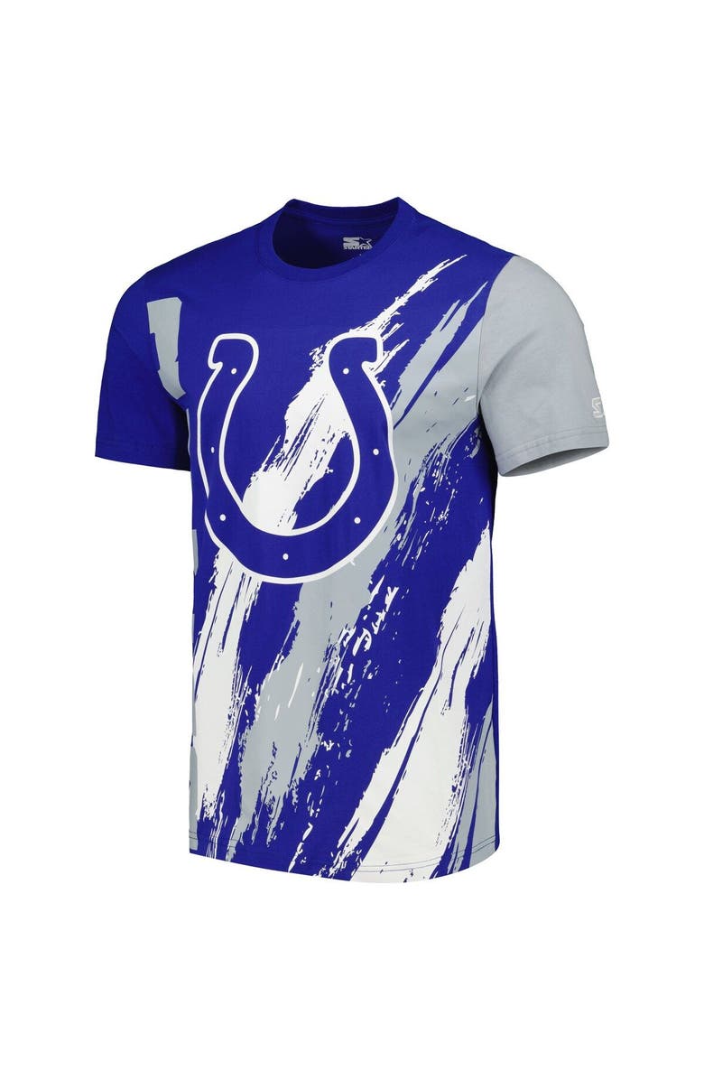 STARTER Men's Starter Royal Indianapolis Colts Extreme Defender T-Shirt, Alternate, color, 