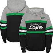 Mitchell & Ness Youth Mitchell & Ness Black Philadelphia Eagles Throwback Head Coach Pullover Hoodie
