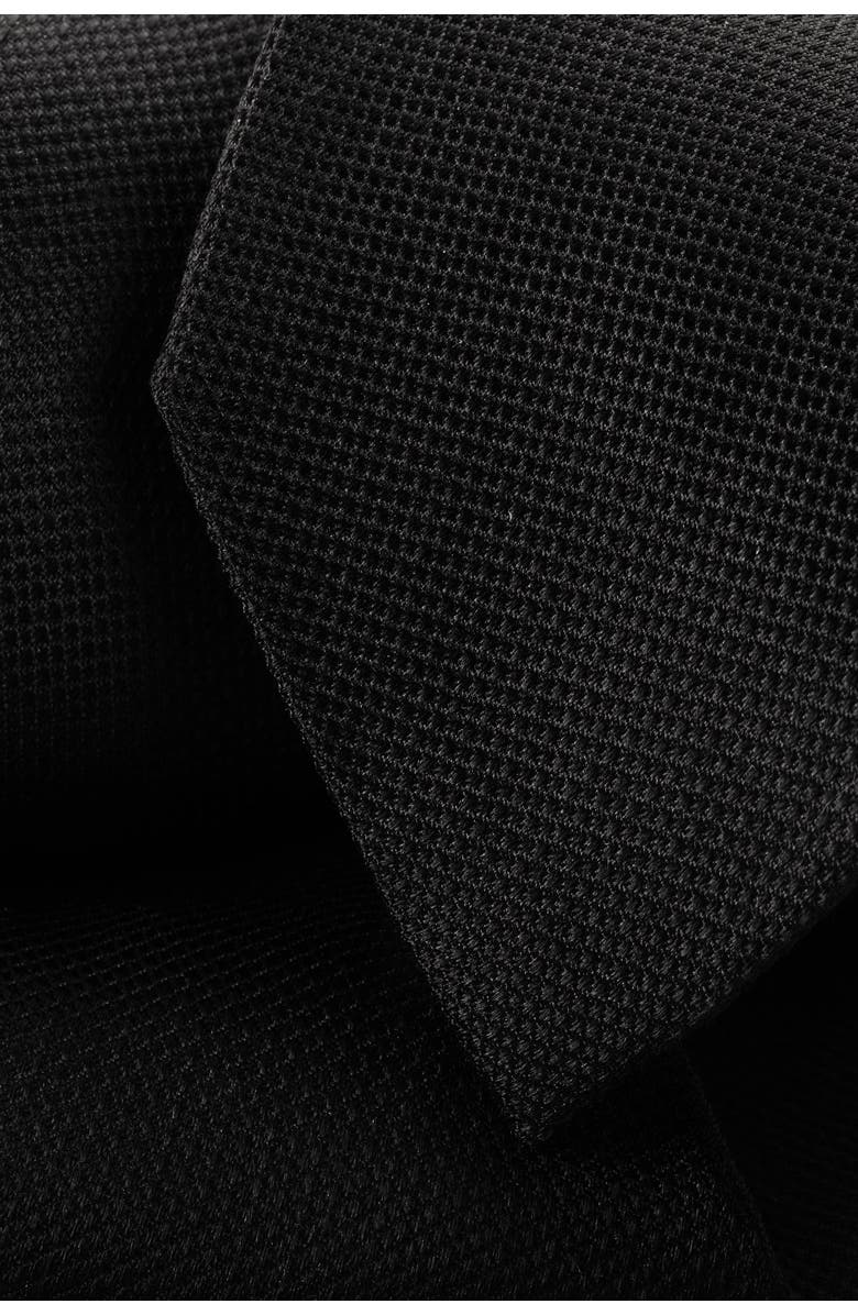 Charles Tyrwhitt Silk Stain Resistant Tie, Alternate, color, Black