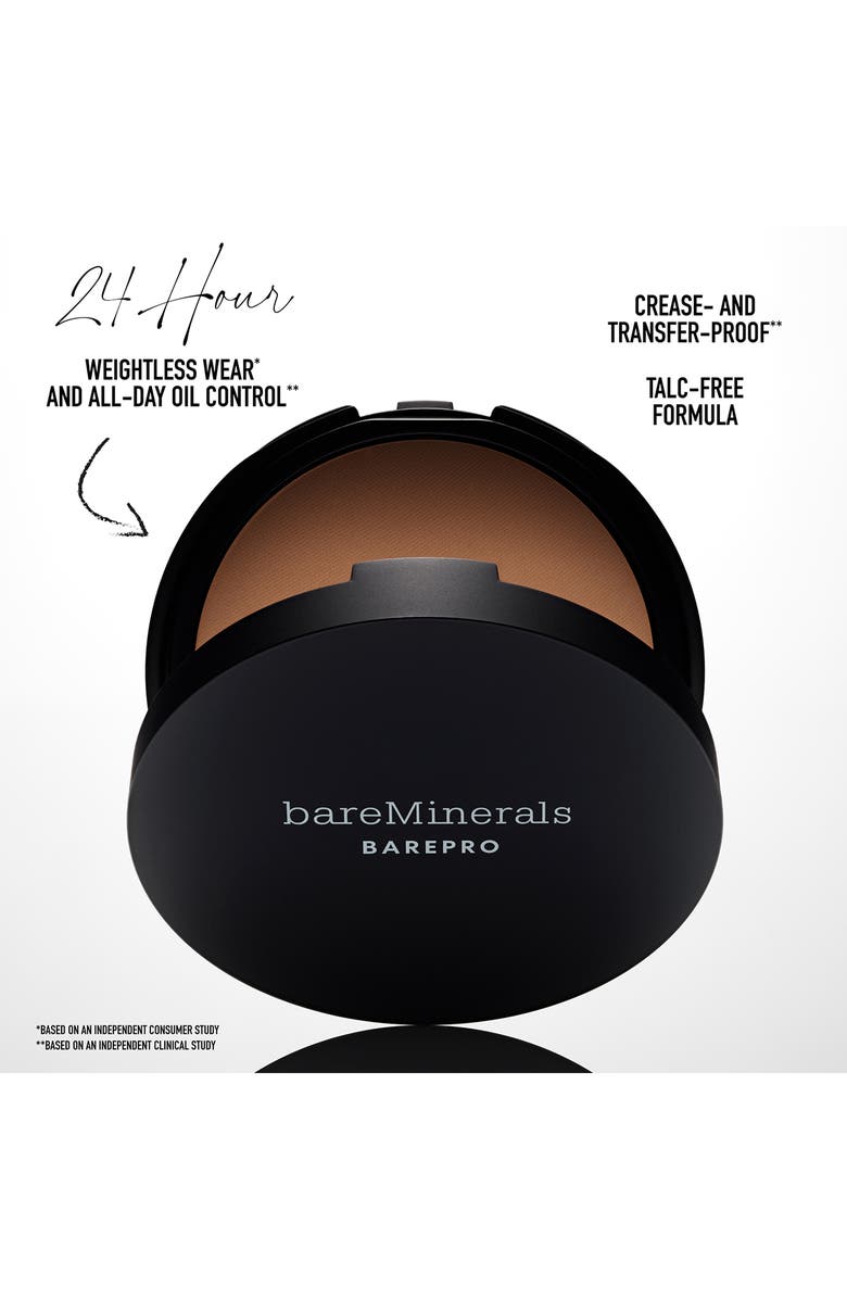 bareMinerals<sup>®</sup> BAREPRO<sup>®</sup> 24HR Skin Perfecting Talc-Free Matte Powder Foundation, Alternate, color, Deep 50 Cool