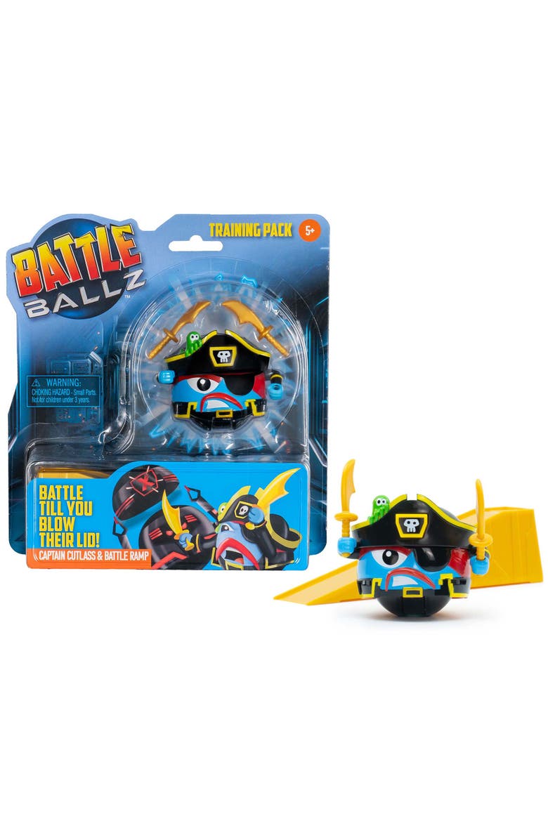 Battle Ballz Training Pack Captain Cutlass Figure, Alternate, color, Multicolored