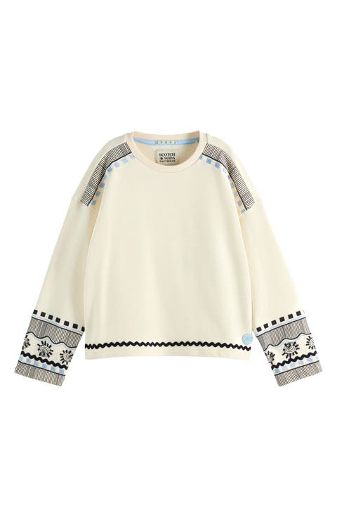 “Scotch & Soda” アートワークリラックスフーディー OffWhite Shop All Unisex – Scotch & Soda