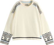 Scotch & Soda Kids' Embroidered Graphic Sweatshirt