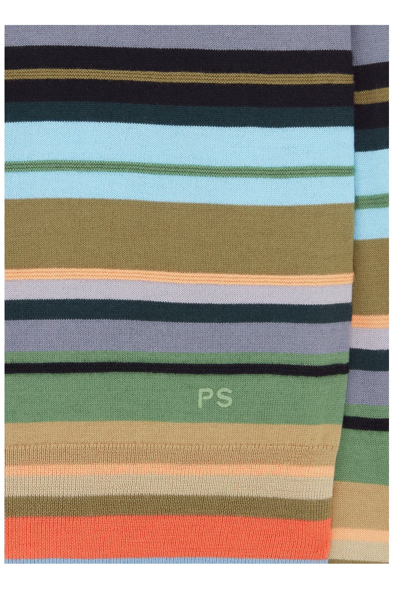 Stripe Merino Wool Sweater, Alternate, color, MULTI COLOURED