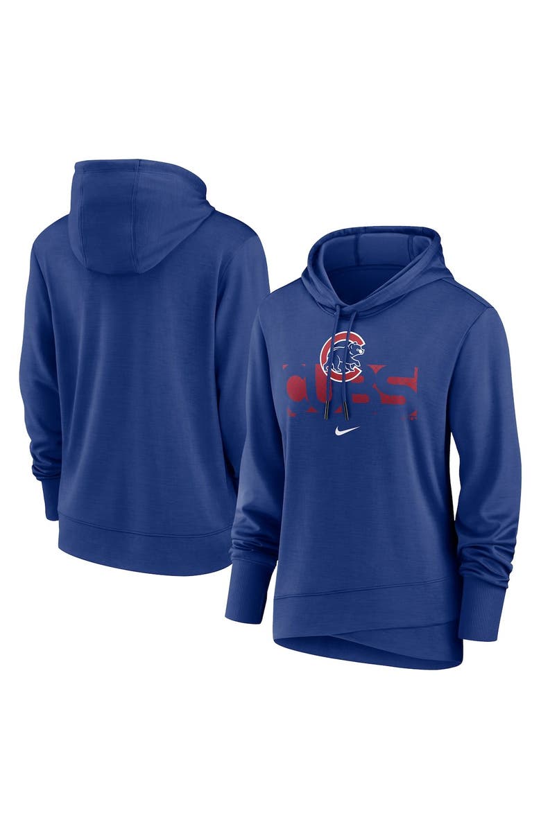 Nike Women's Nike Royal Chicago Cubs Diamond Knockout Performance Pullover Hoodie, Main, color,
